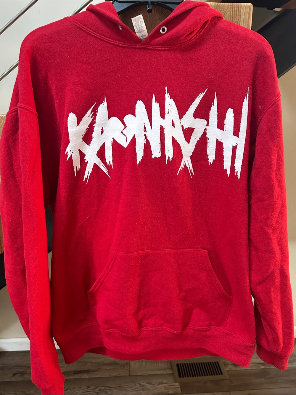 Kaonashi  Hooded Sweatshirt with White Logo
